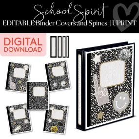 Binder Covers and Spines | School Spirit | Printable Classroom Decor | Schoolgirl Style