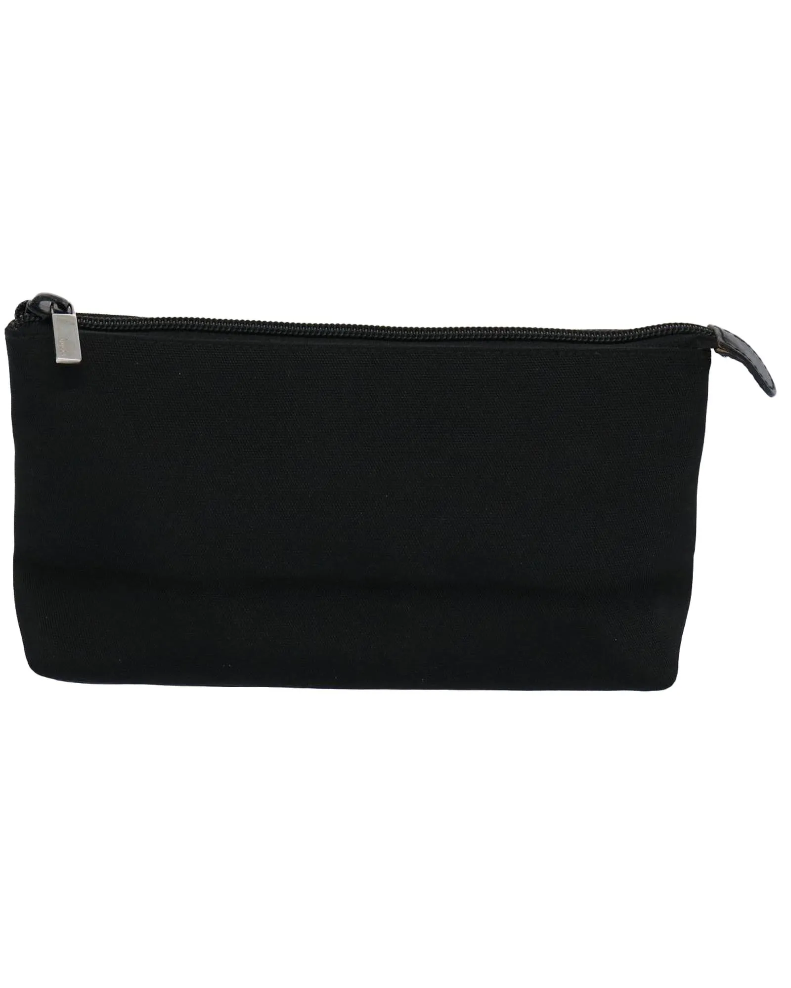 Black Canvas 2-Piece Pouch Set by Italian Designer