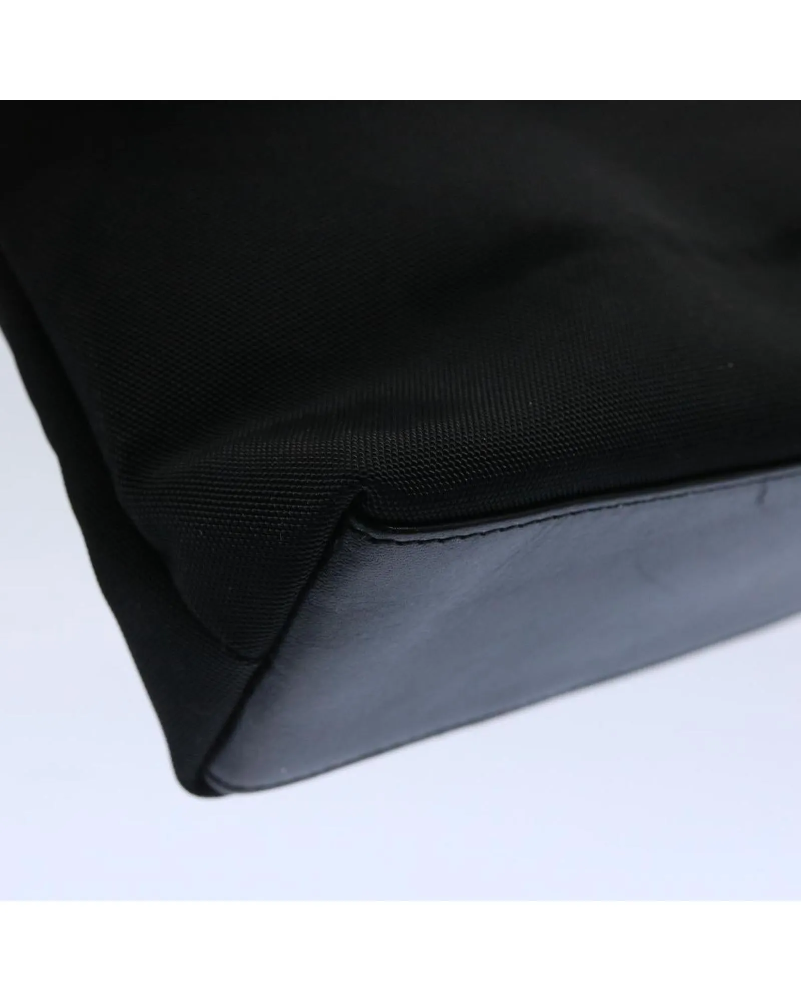 Black Canvas 2-Piece Pouch Set by Italian Designer