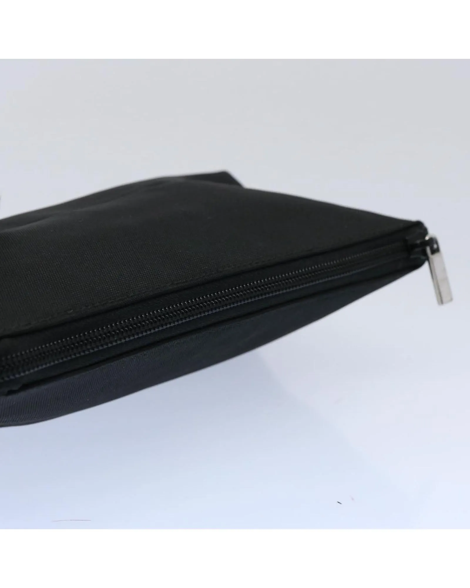 Black Canvas 2-Piece Pouch Set by Italian Designer