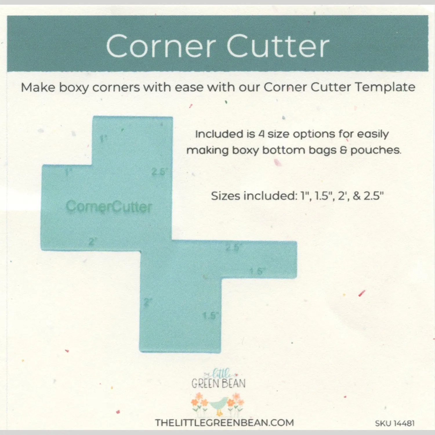 Corner Cutter/Boxy Corner Template