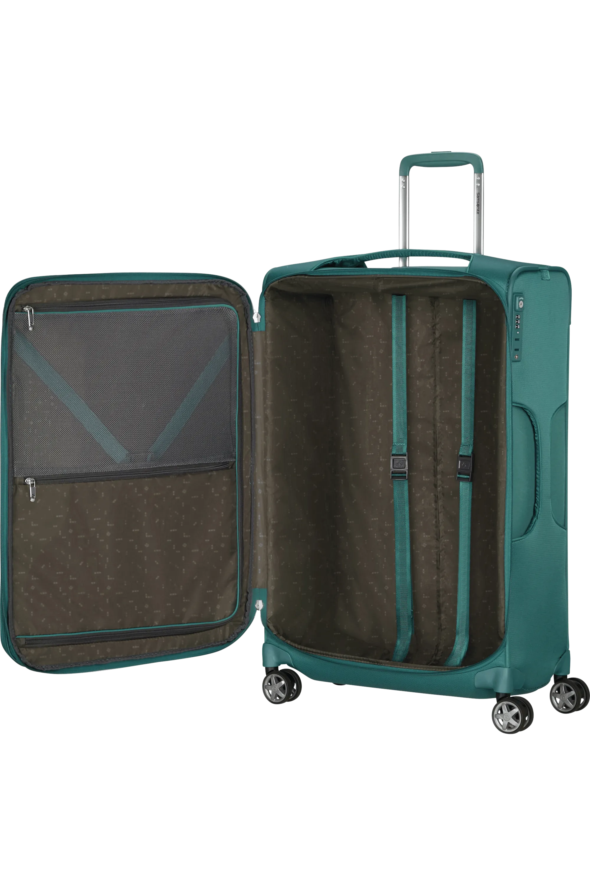 D'LITE 71cm Spinner Expandable (4 wheels) - Northern Blue