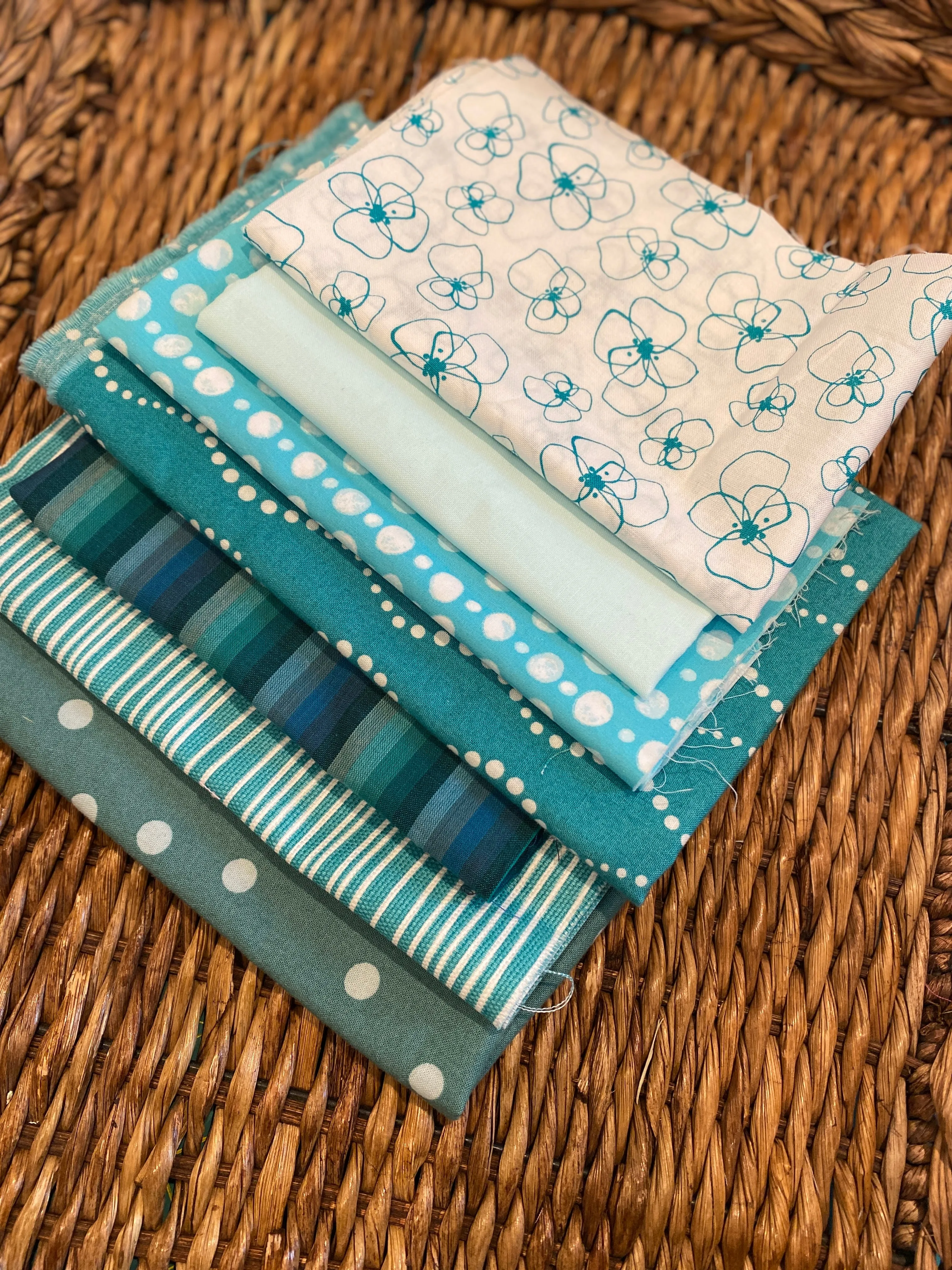 Fabric Bundle - Stash Builder Blue/Green