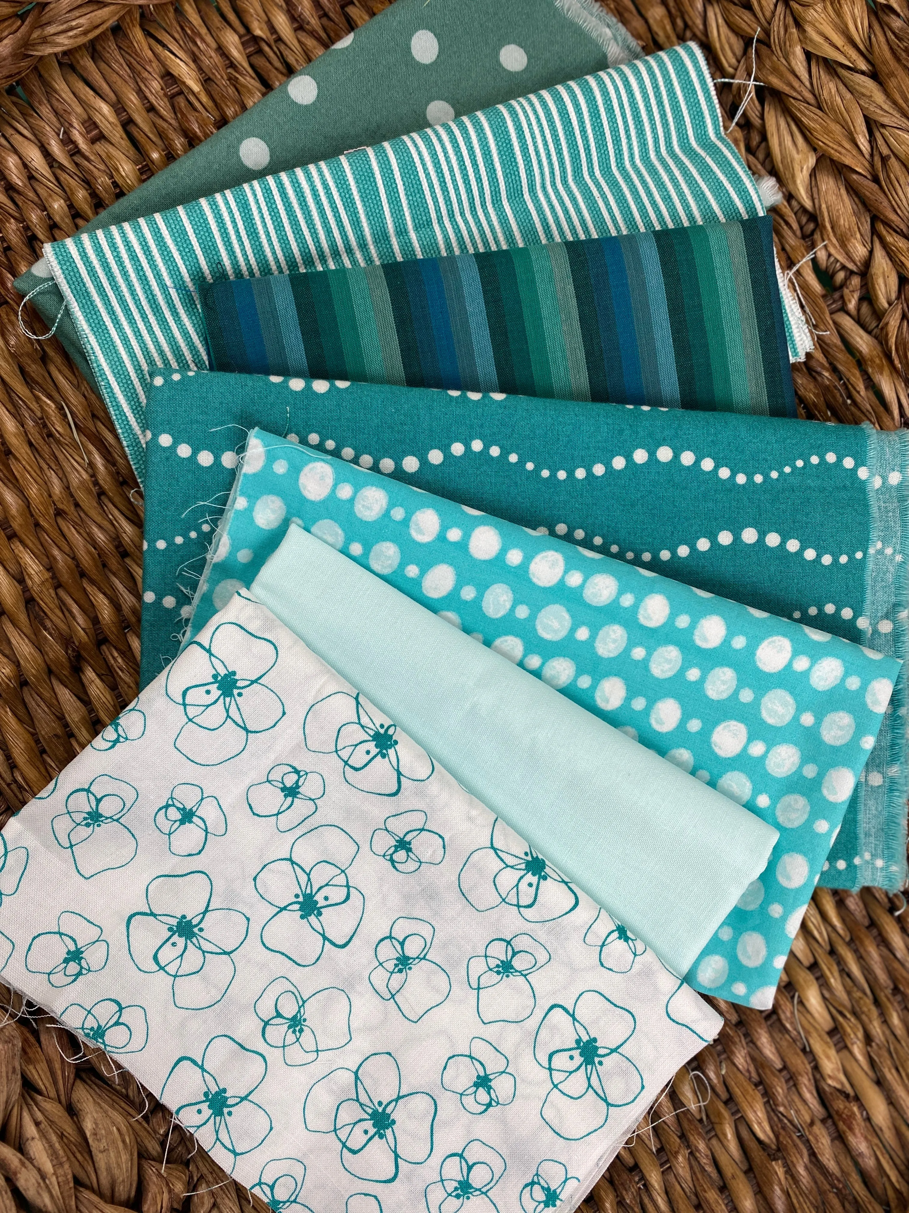 Fabric Bundle - Stash Builder Blue/Green