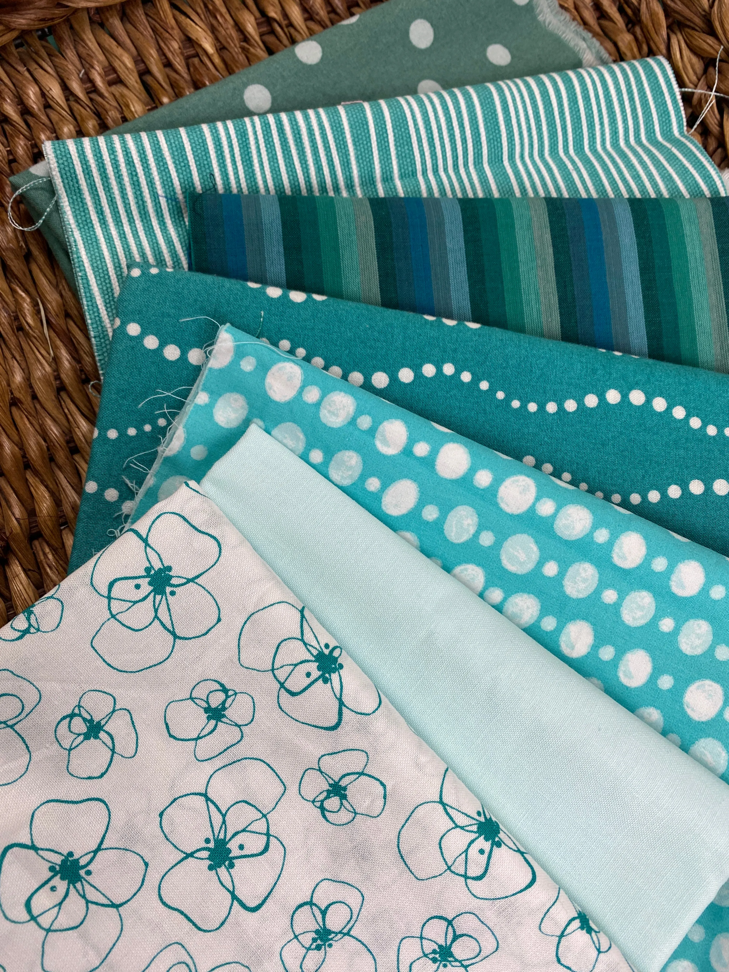 Fabric Bundle - Stash Builder Blue/Green