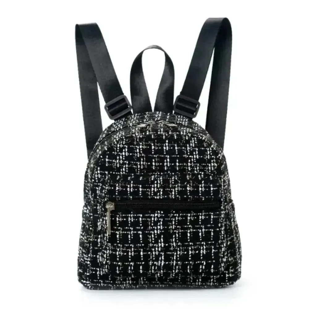 Fashionable Straw Weave Backpack