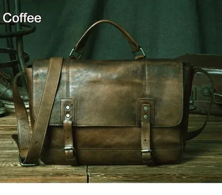 Genuine Leather Messenger Bag