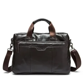 Genuine Leather Stylish Briefcase For Men