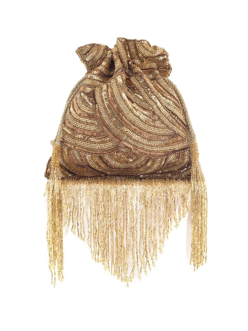 Glittering Tassel Potli