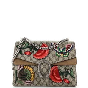 GUCCI Dionysus Bag Embroidered GG Coated Canvas Medium