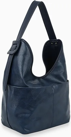 High Fashion Shoulder Bag in Navy