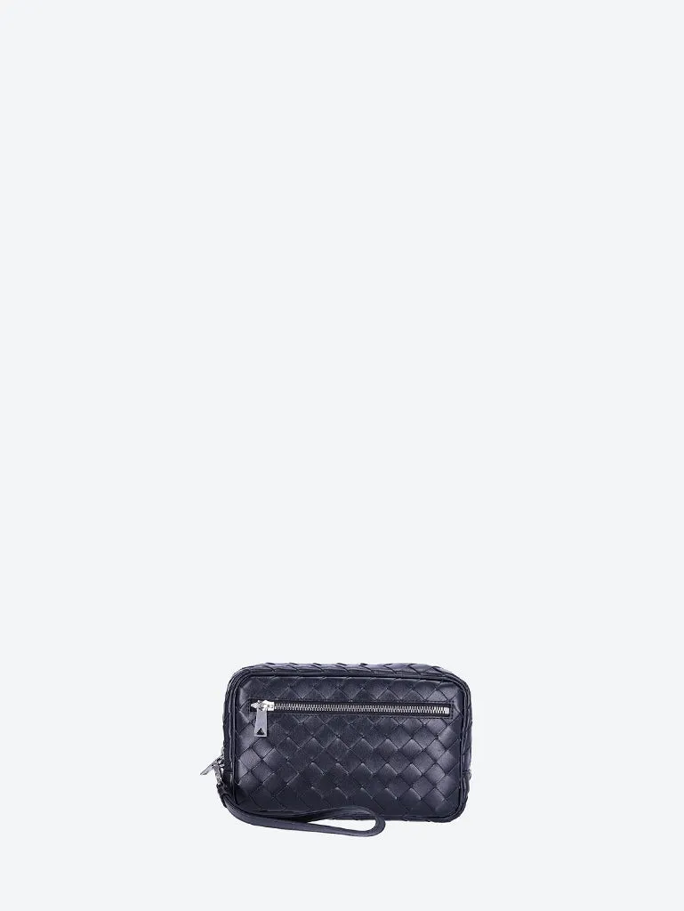 Intrecciato avenue pouch