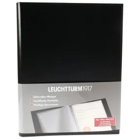 Leuchtturm 1917 Certificate Portfolio, with 20 pockets