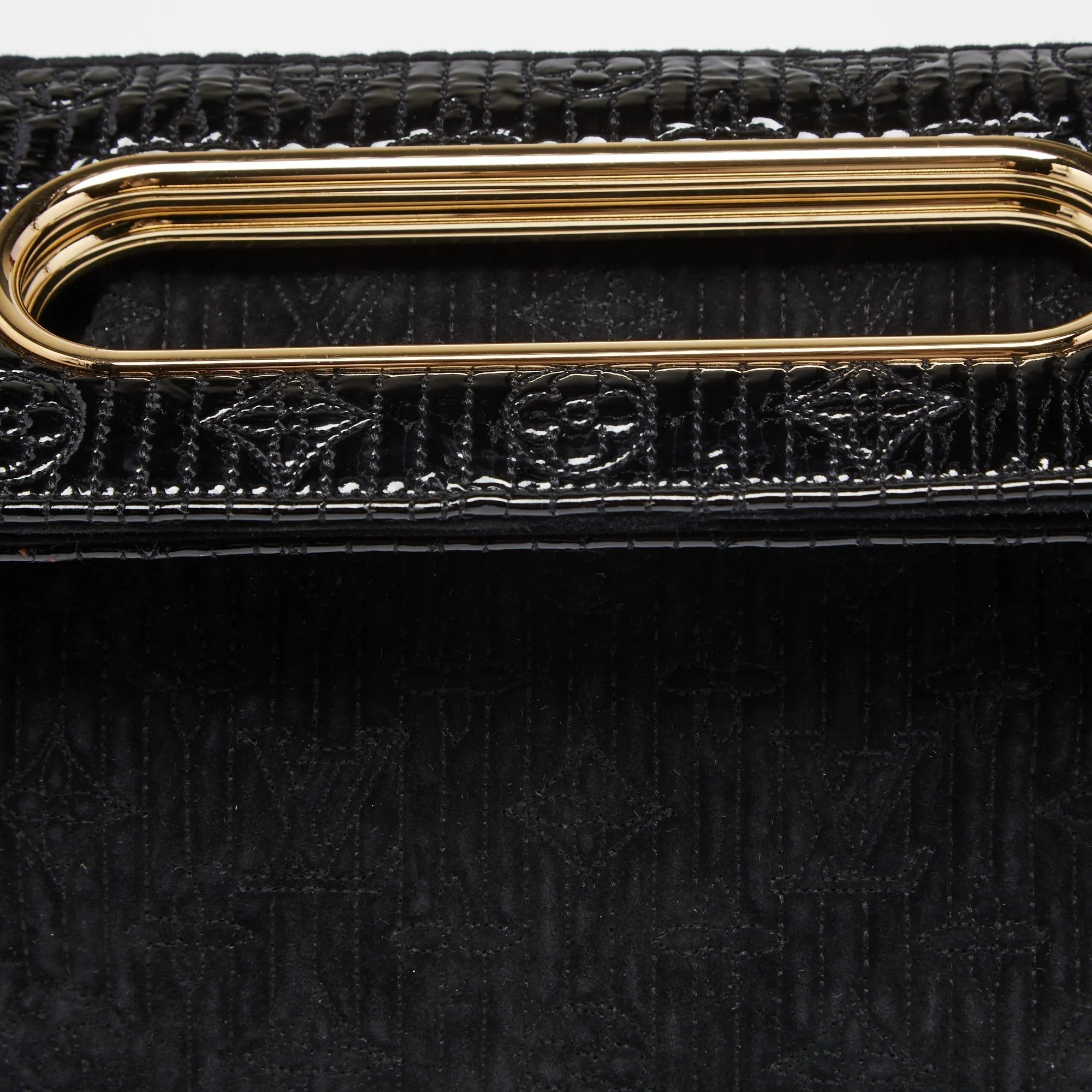 Louis Vuitton Black Monogram Limited Edition Motard Before Dark Clutch