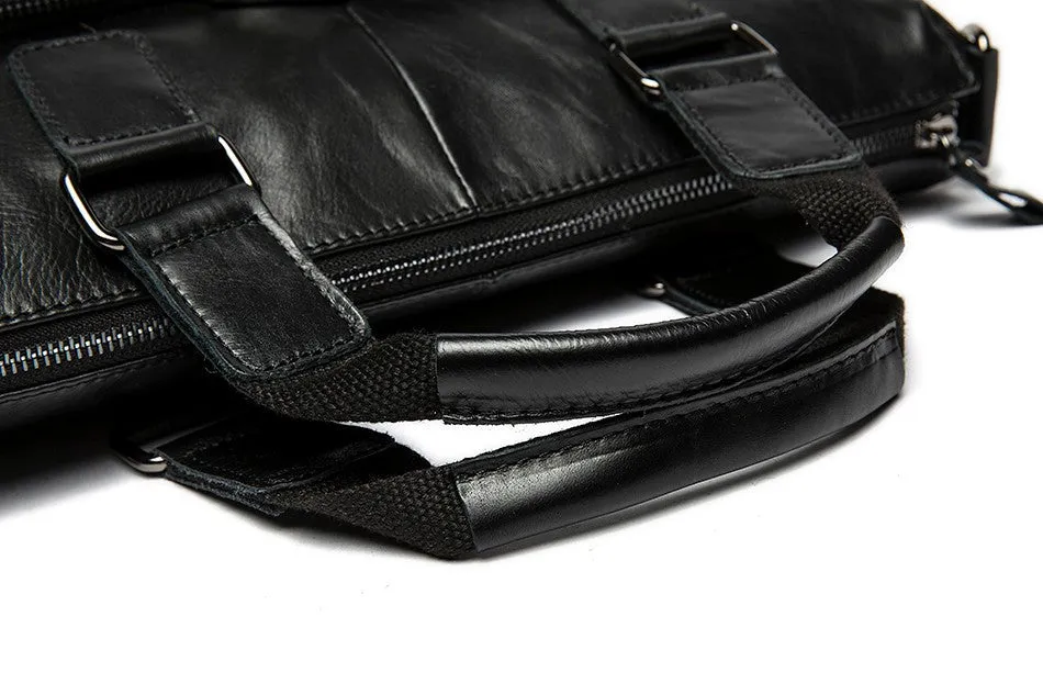 Men's Genuine Leather Shoulder Bag