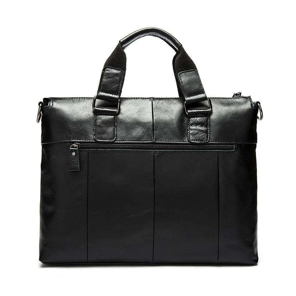 Men's Genuine Leather Shoulder Bag