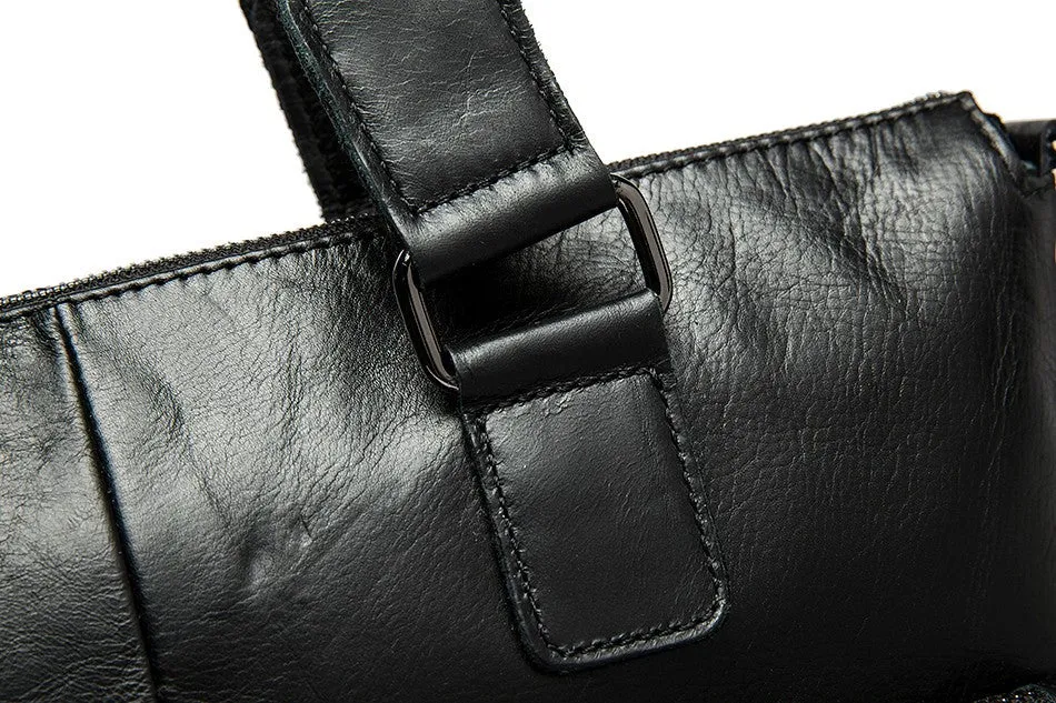 Men's Genuine Leather Shoulder Bag