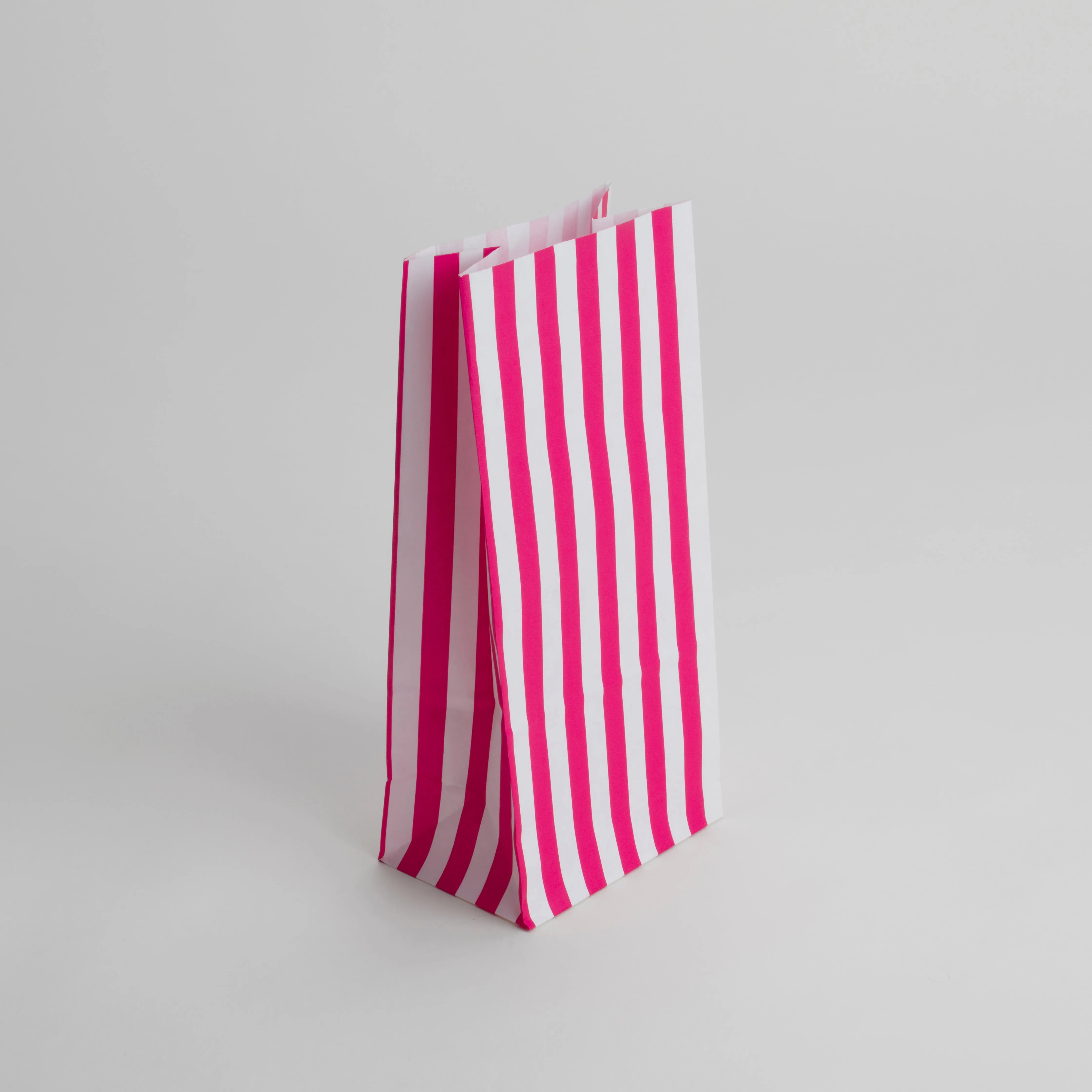 Pink Stripe Paper Candy Bags x500