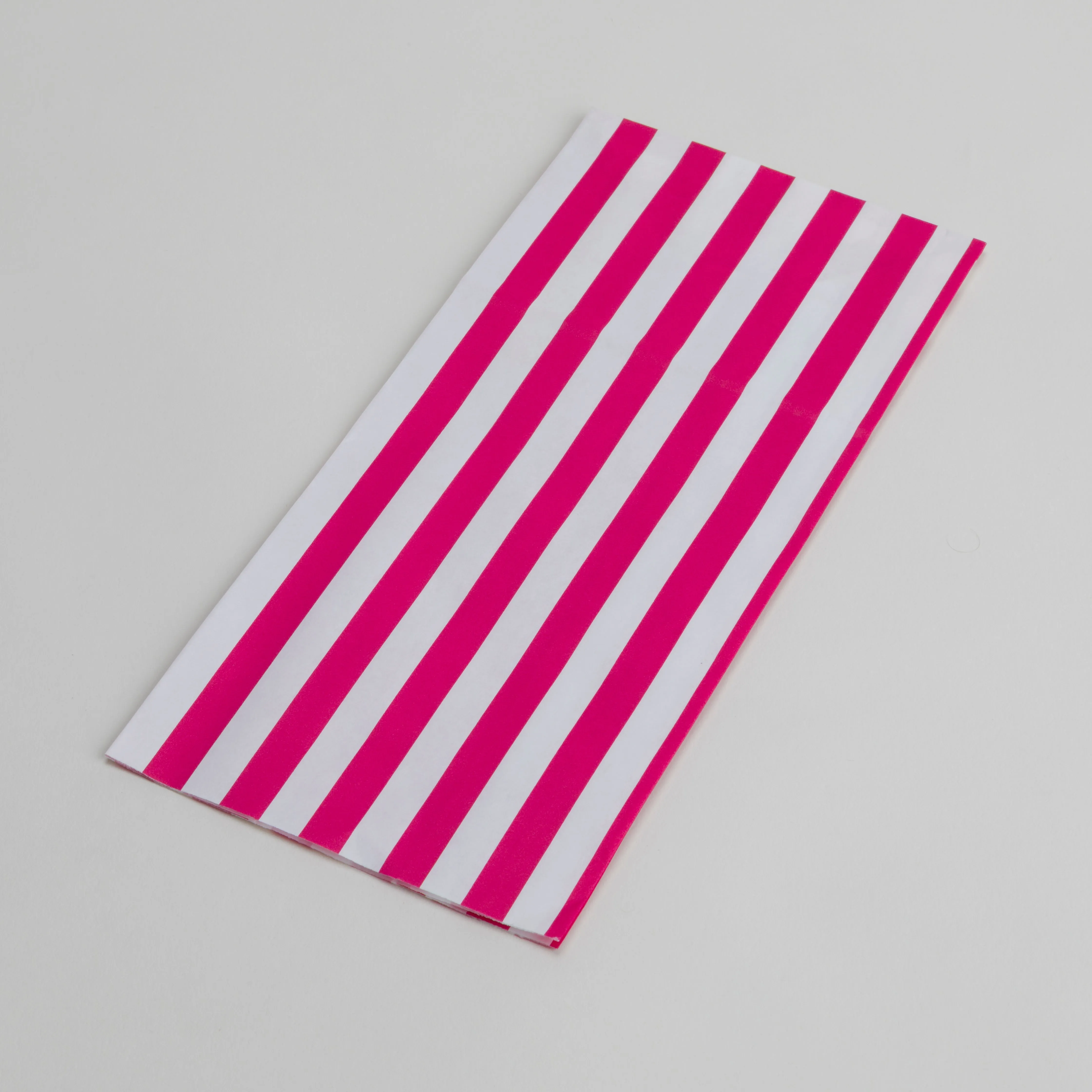 Pink Stripe Paper Candy Bags x500