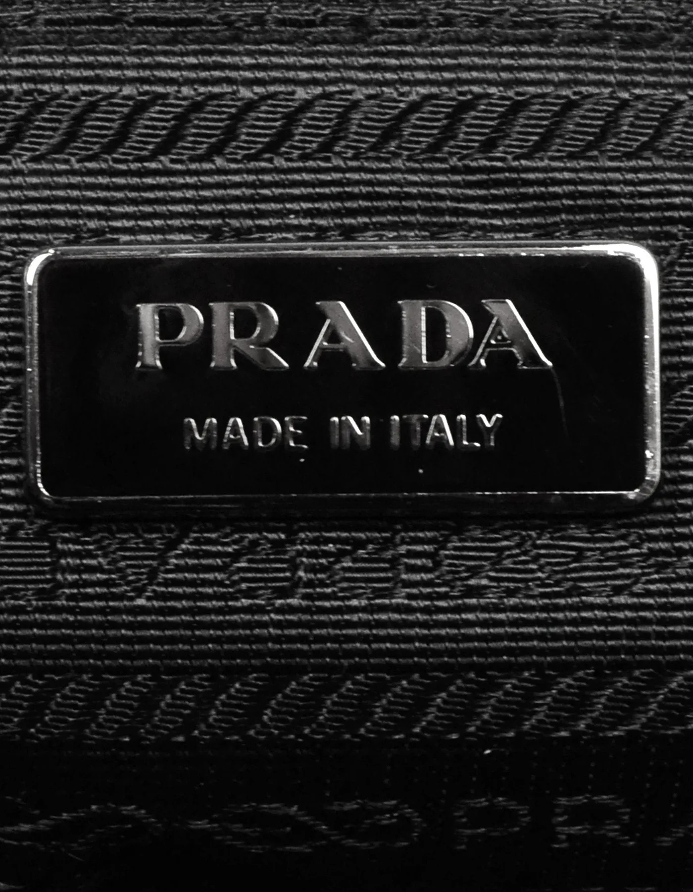 Prada Black Tessuto Nylon Soft Calf Leather Adjustable Backpack 1BZ677