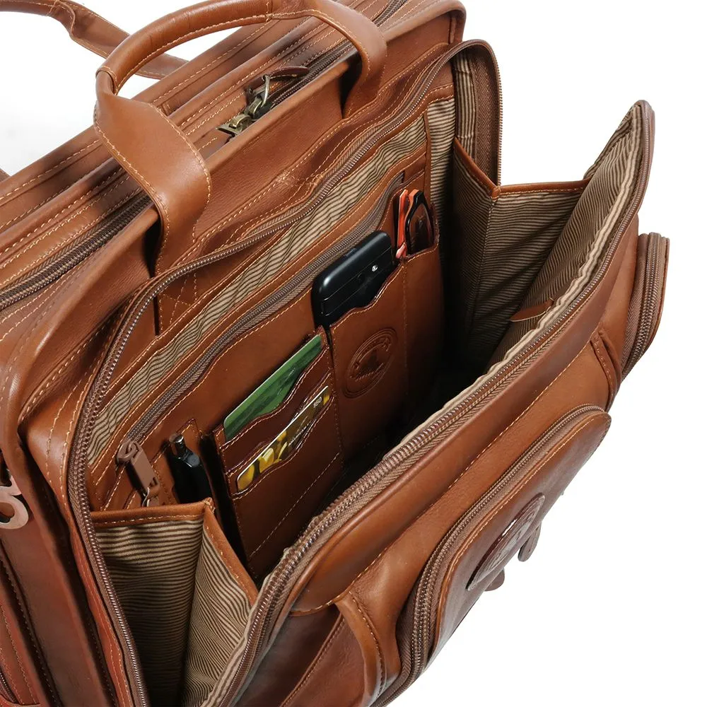 Santa Fe Deluxe Laptop Briefcase