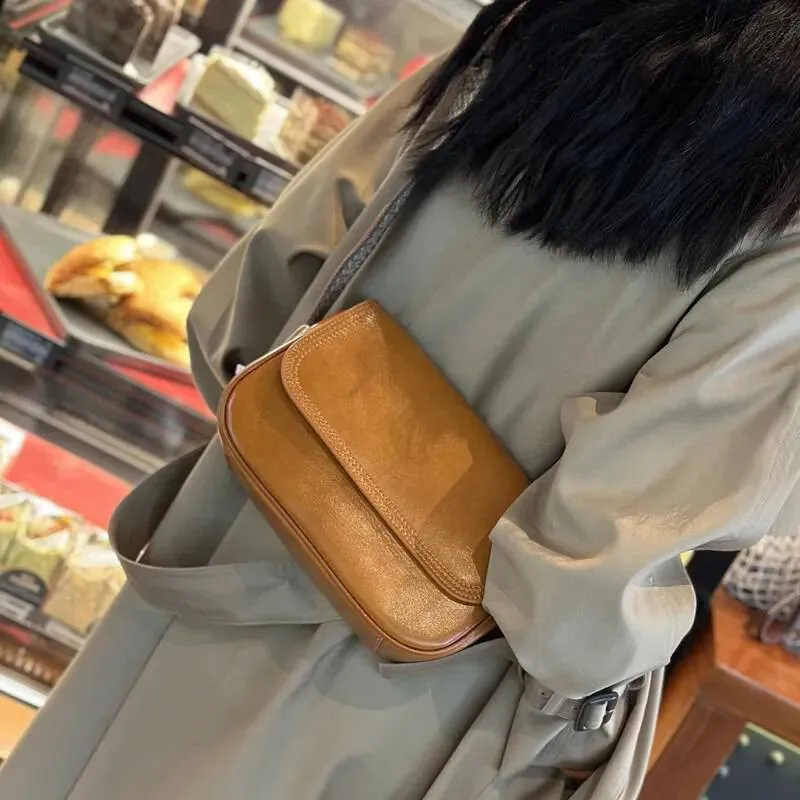 Small Soft Leather Crossbody purse