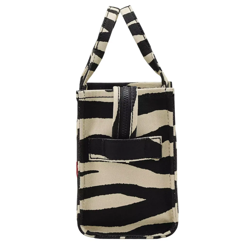 THE ZEBRA CANVAS SMALL TOTE BAG