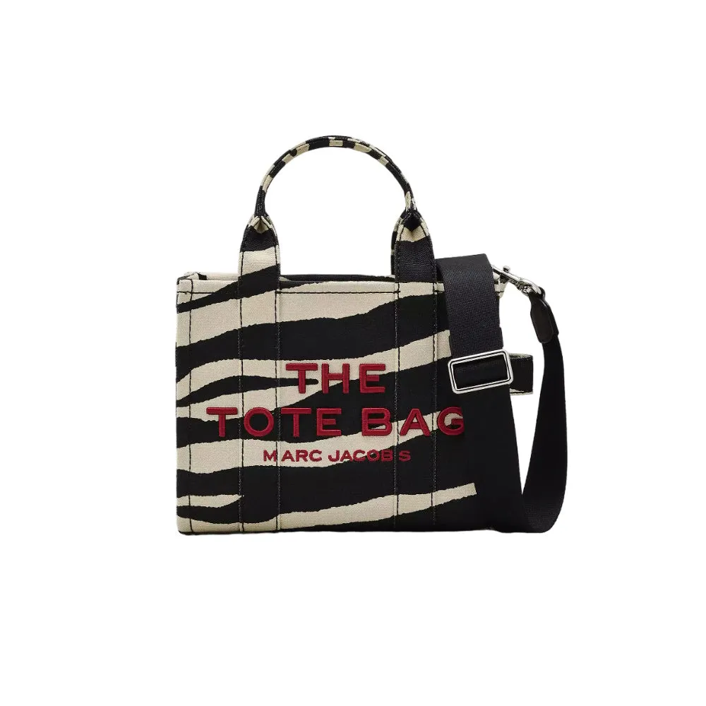 THE ZEBRA CANVAS SMALL TOTE BAG