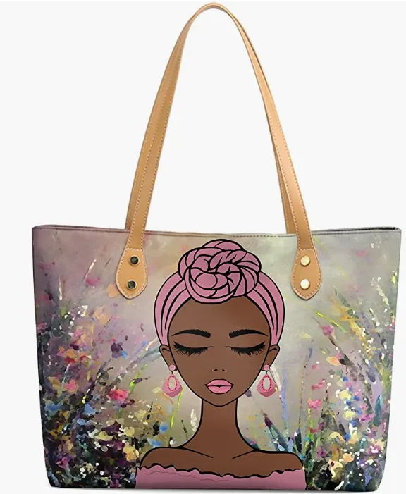 Trendy Fashion Totes - Melanin Dusty Rose