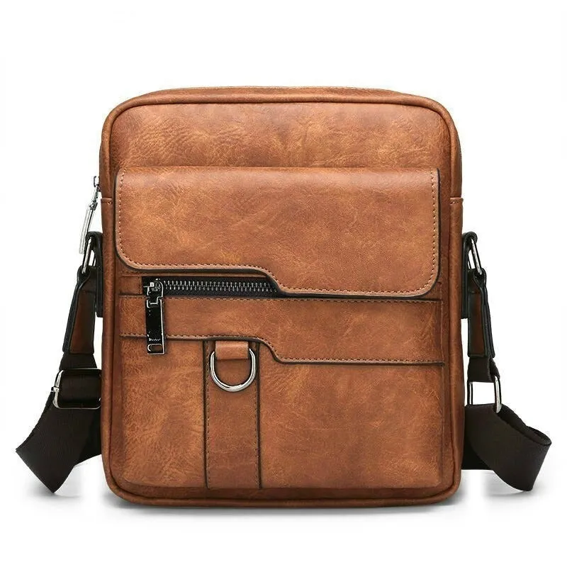 West Louis™ Exclusive Design Split Leather Briefcase